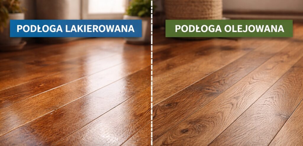 podłoga lakierowana, podłoga olejowana, lakier czy olej, renowacja podłóg