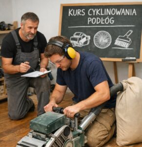 kurs cyklinowania podłóg drewnianych