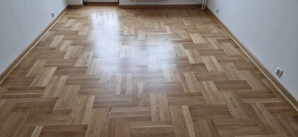 Cyklinowanie jodełka potrójna dębowa warszawa wola