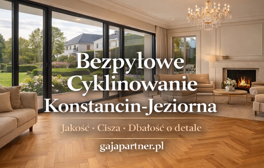 Bezpyłowe Cyklinowanie Konstancin-Jeziorna