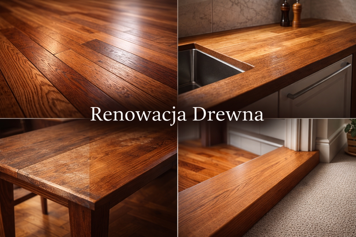 Cyklinowanie Blatów Stołów Progów i Parapetów