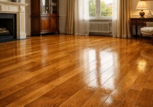 Cyklinowanie Desek Sosnowych i Świerkowych 4 Lakierowanie parkietu na legarach