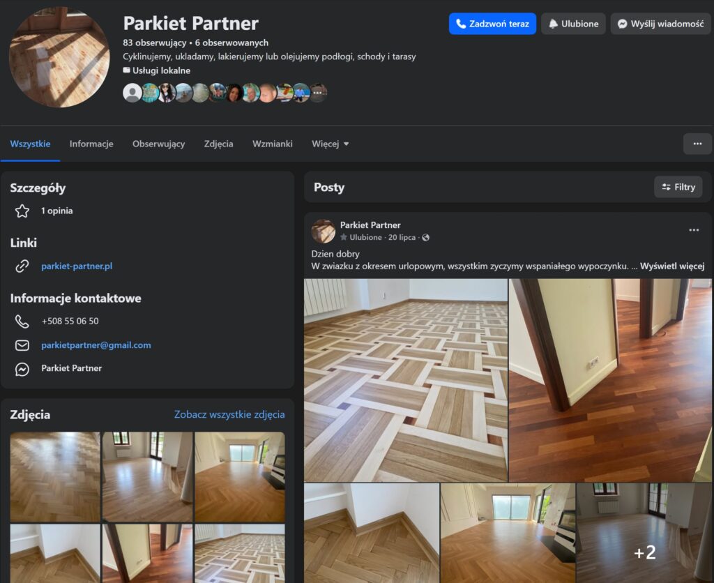 Parkiet Partner Warszawa